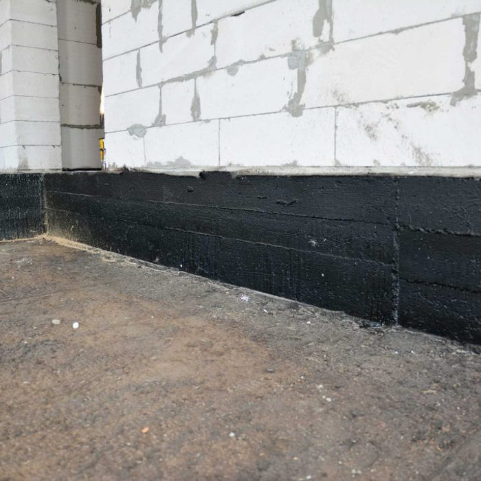 Exterior foundation excavation and waterproofing, Toledo, OH