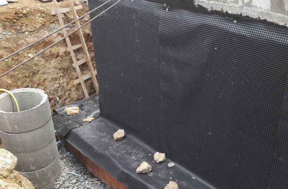 Interior basement waterproofing system installed in Toledo, OH